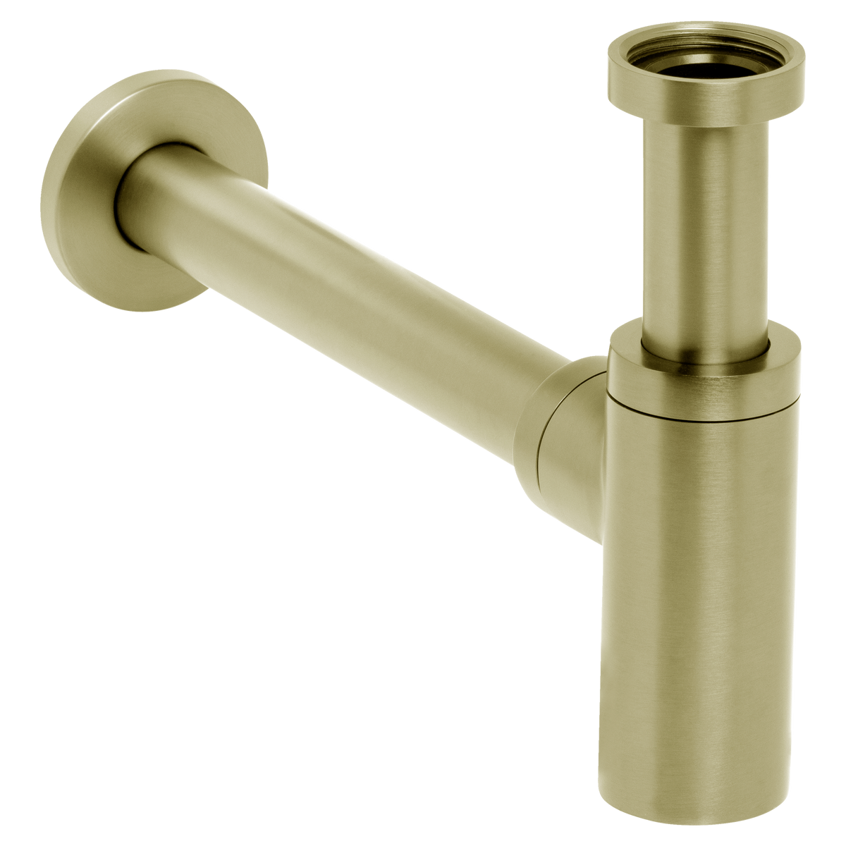 Johnson Suisse Venezia Bottle Trap 32mm - Brushed Brass