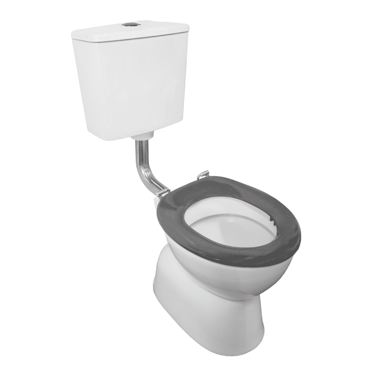 Johnson Suisse Plaza School-Wise Ambulant Deluxe VC Link Toilet Suite S Trap - Grey