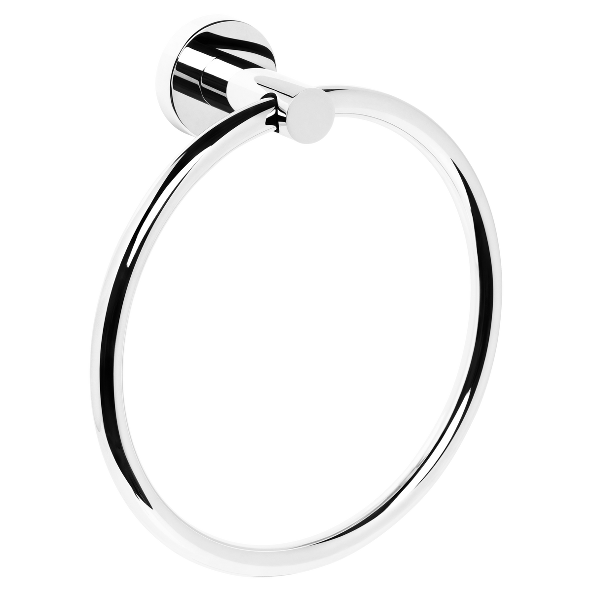 Johnson Suisse Venezia Towel Ring - Chrome