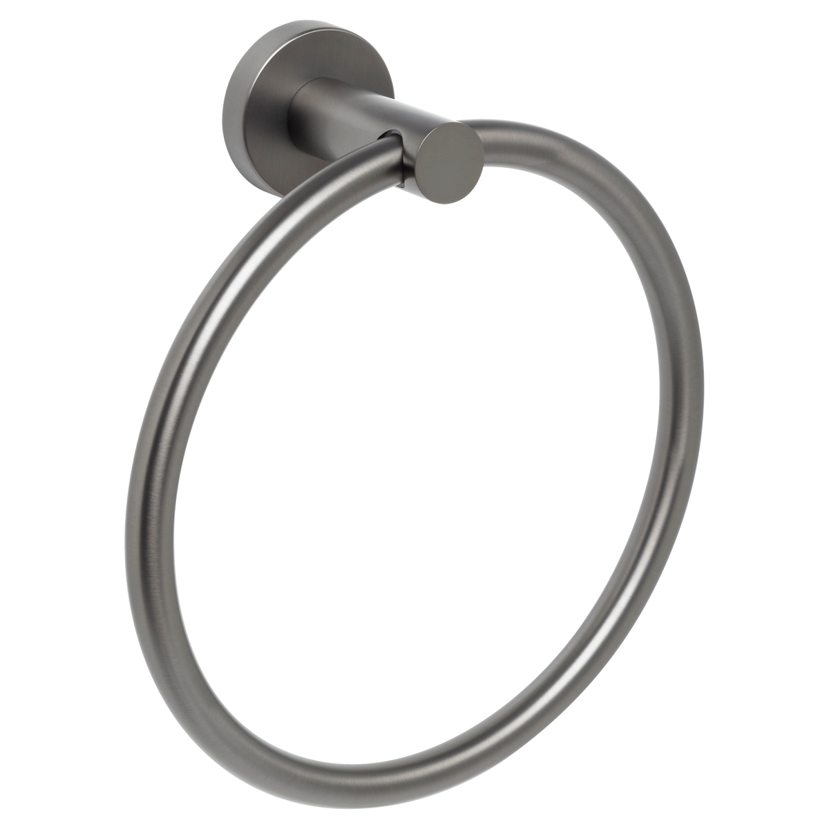 Johnson Suisse Venezia Towel Ring - Gun Metal