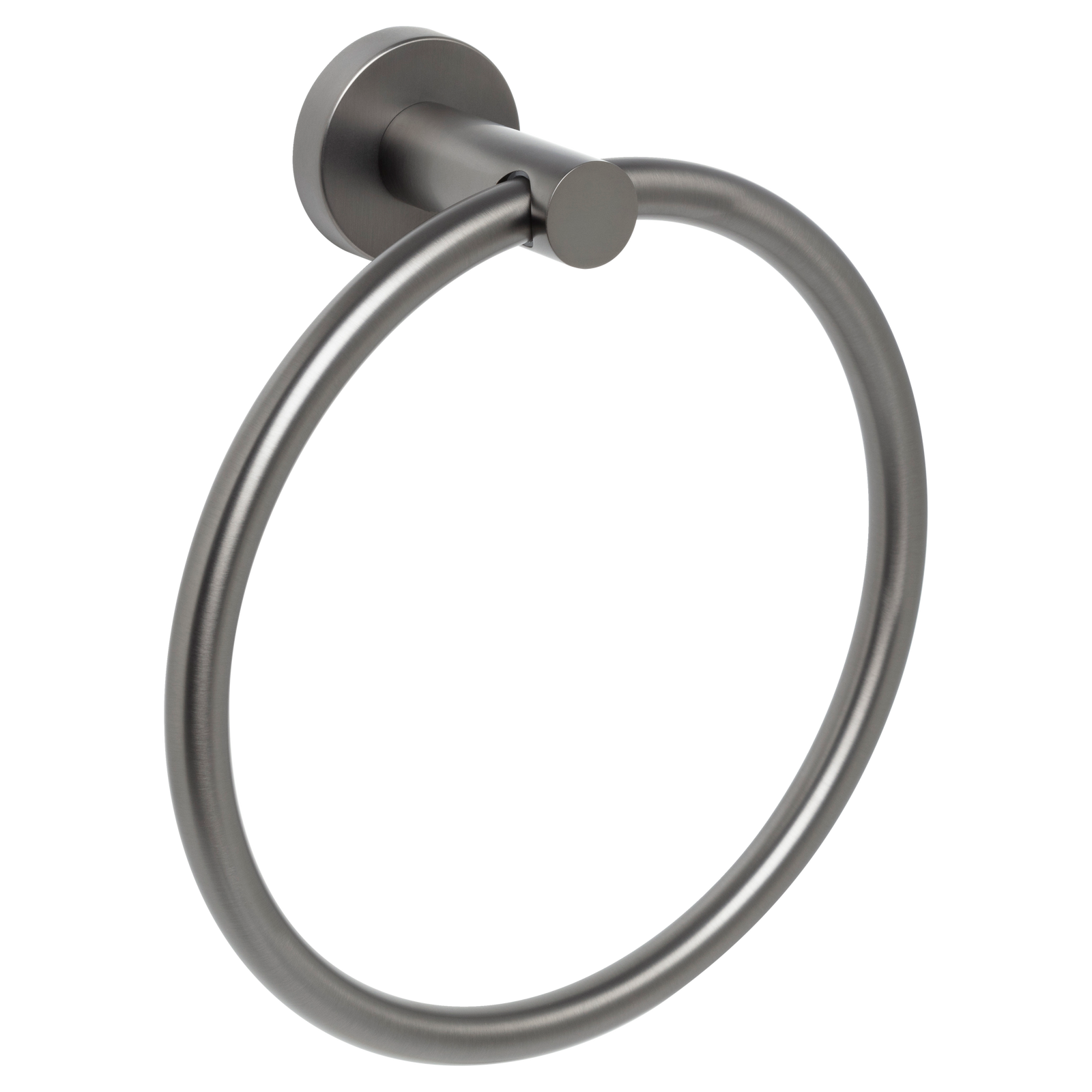Johnson Suisse Venezia Towel Ring - Gun Metal
