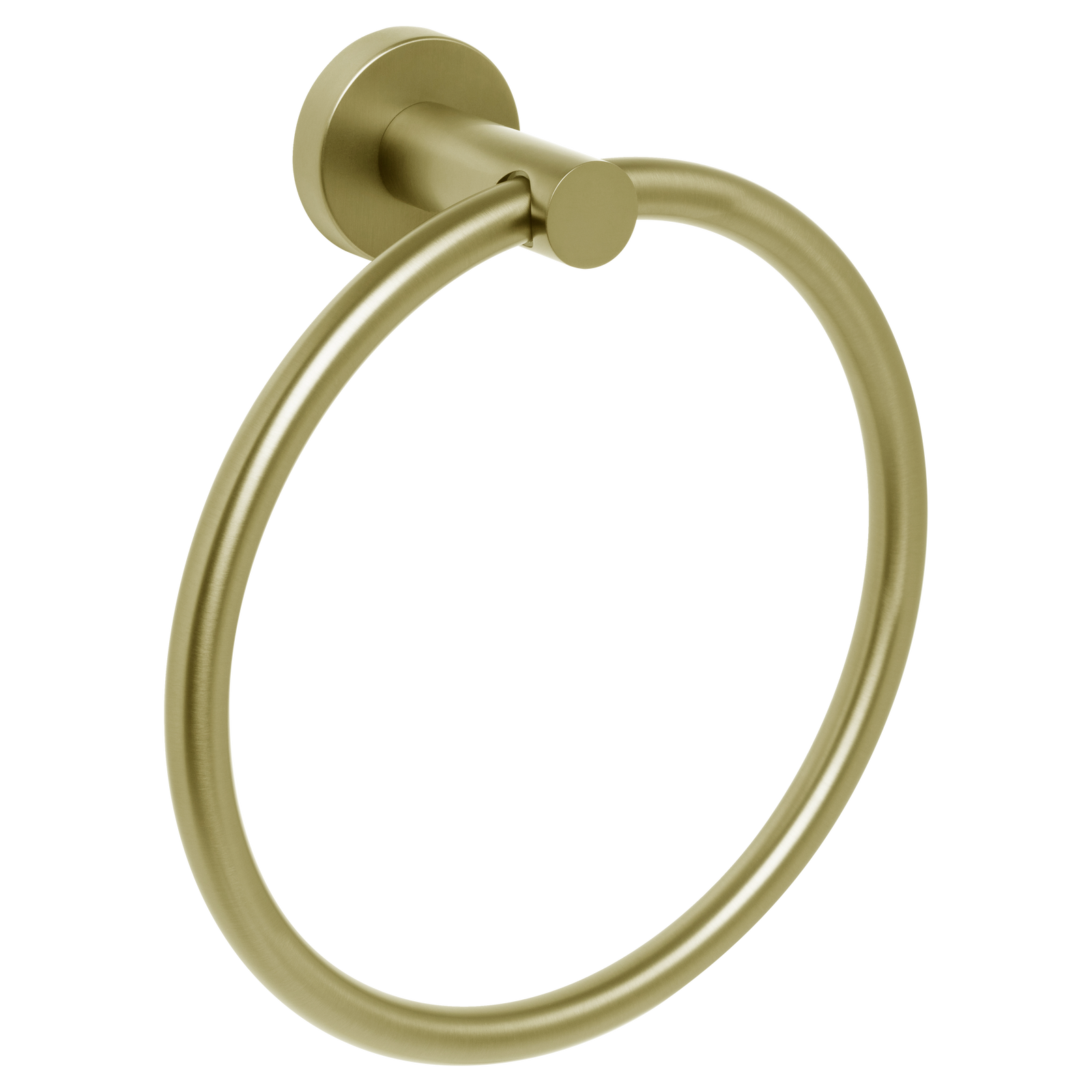 Johnson Suisse Venezia Towel Ring - Brushed Brass