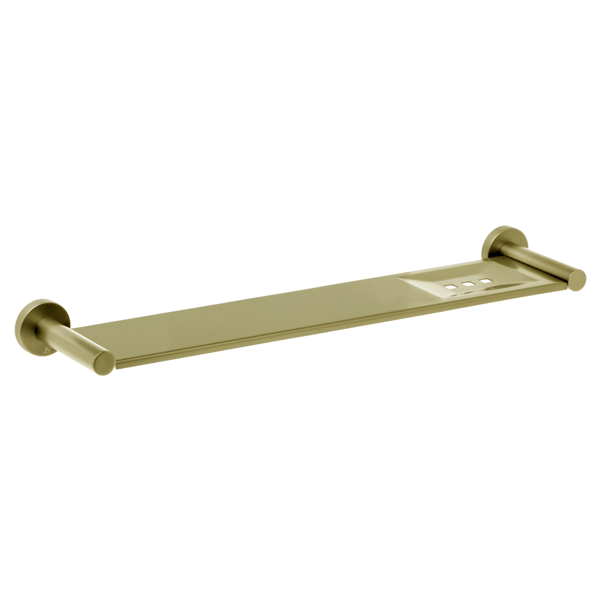 Johnson Suisse Venezia Metal Shelf 450mm - Brushed Brass