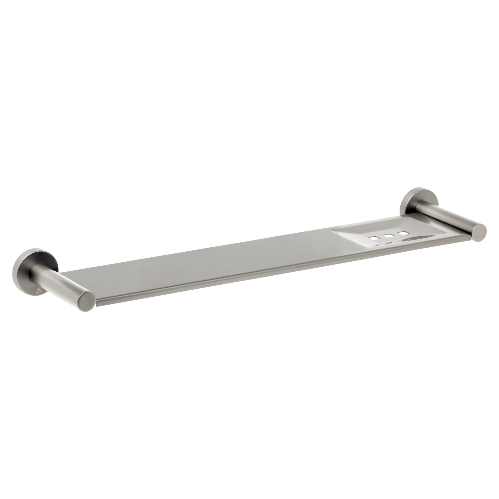 Johnson Suisse Venezia Metal Shelf 450mm - Brushed Nickel II