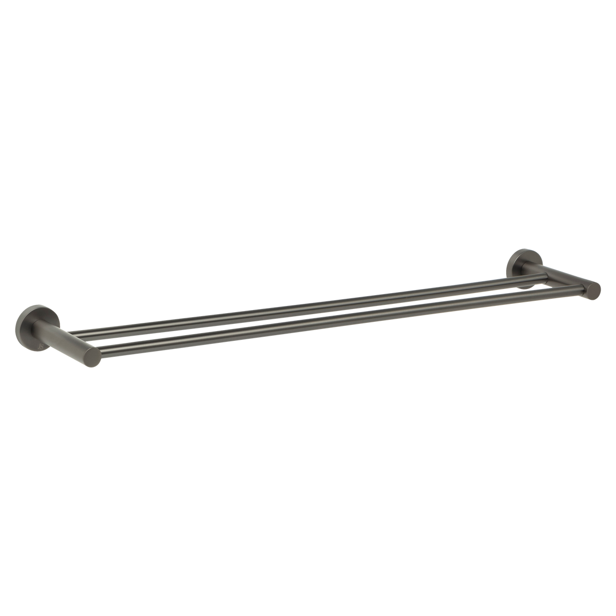 Johnson Suisse Venezia Double Towel Rail 600mm - Gun Metal