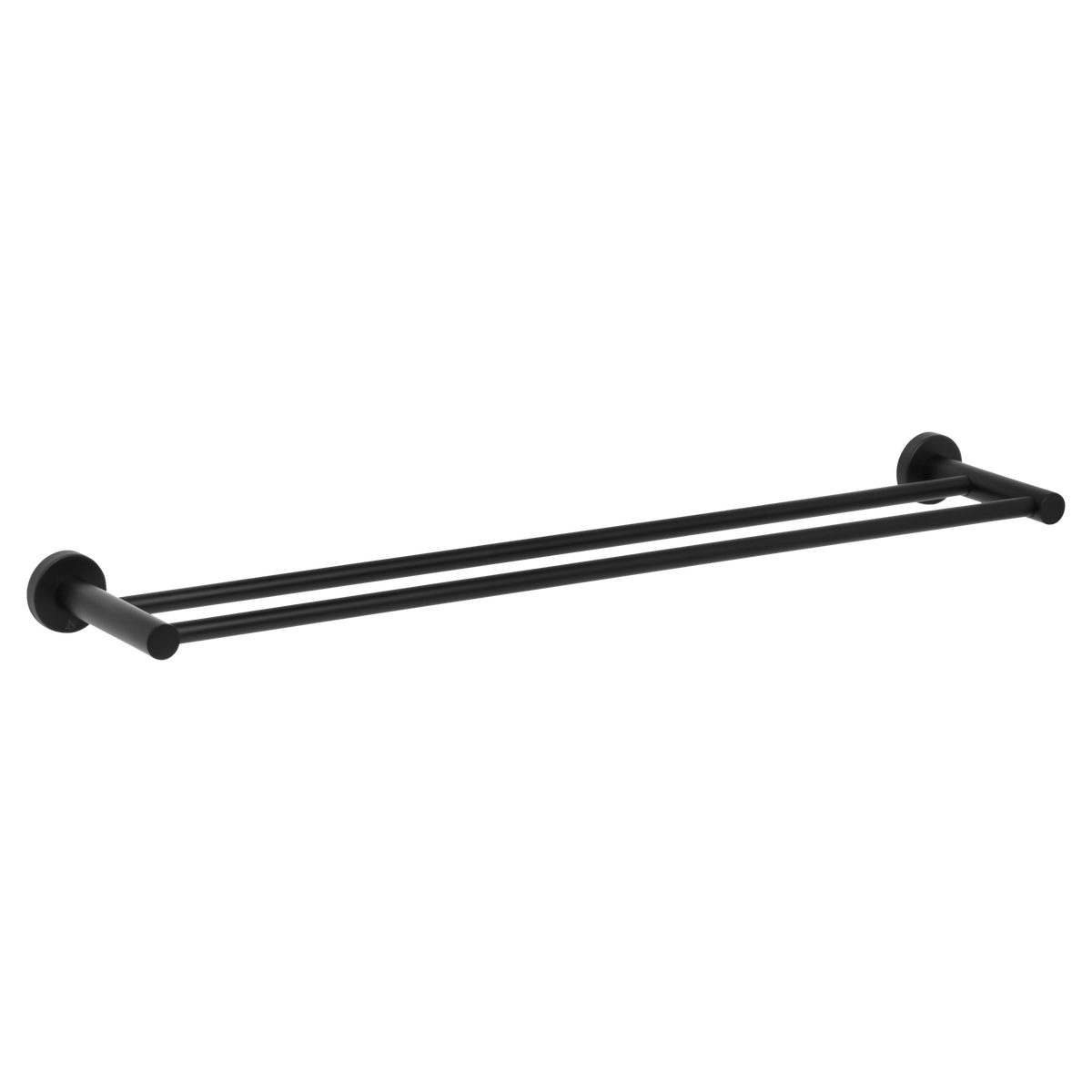 Johnson Suisse Venezia Double Towel Rail 600mm - Matte Black