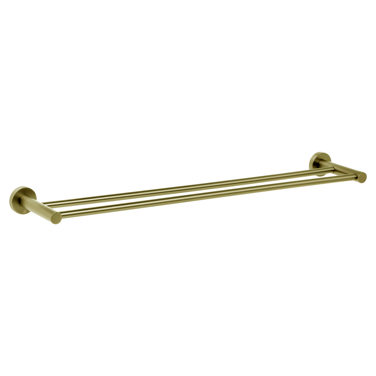Johnson Suisse Venezia Double Towel Rail 600mm - Brushed Brass