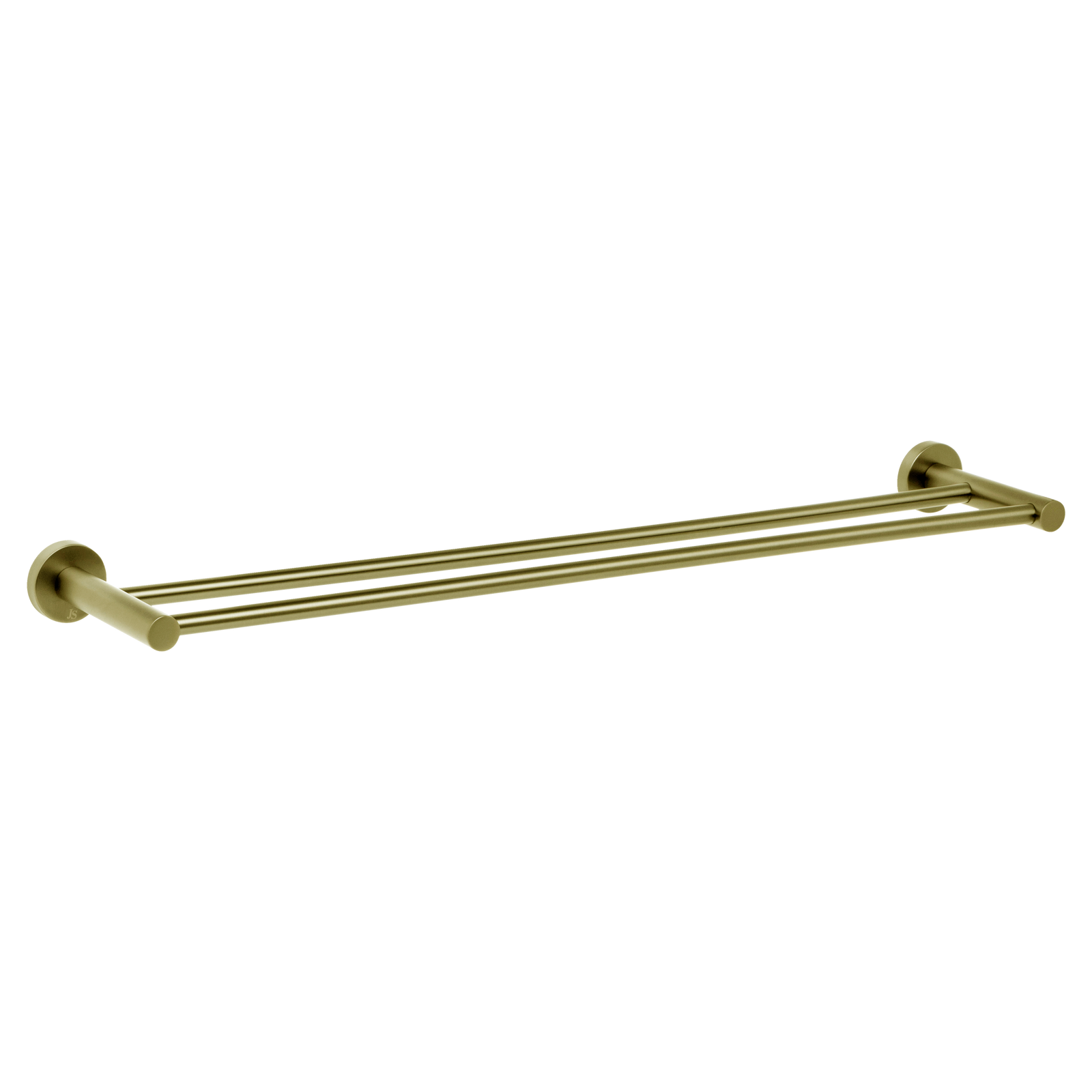 Johnson Suisse Venezia Double Towel Rail 600mm - Brushed Brass