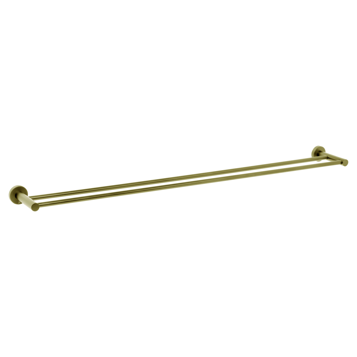 Johnson Suisse Venezia Double Towel Rail 900mm - Brushed Brass