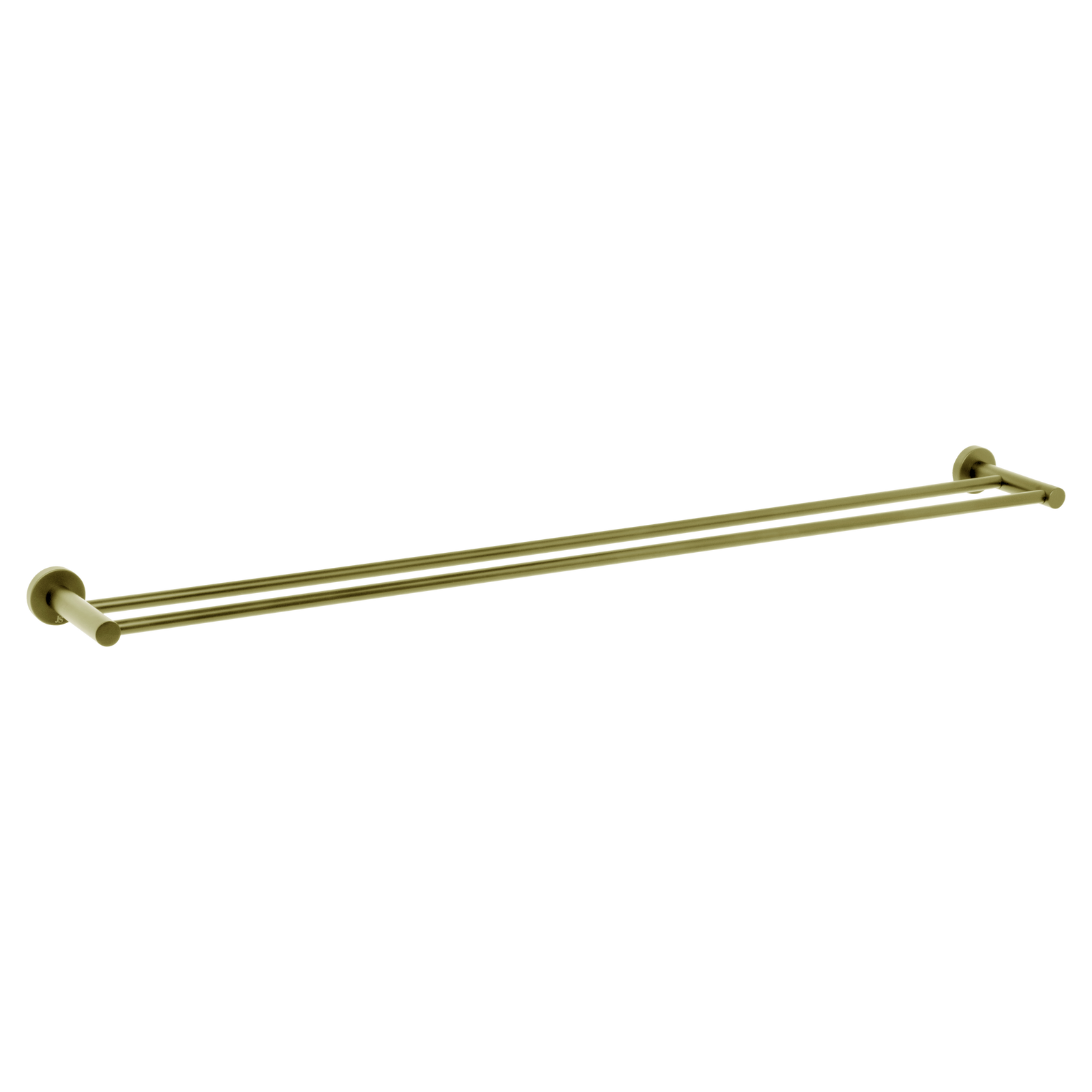Johnson Suisse Venezia Double Towel Rail 900mm - Brushed Brass