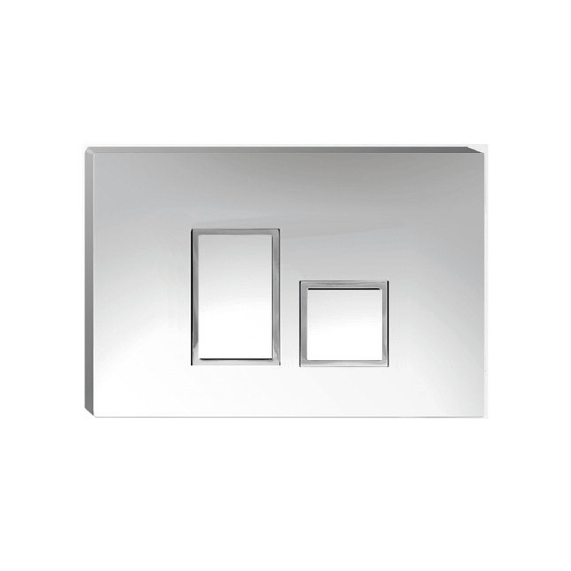 Johnson Suisse In-Wall Econoflush Button Step - Polished Chrome