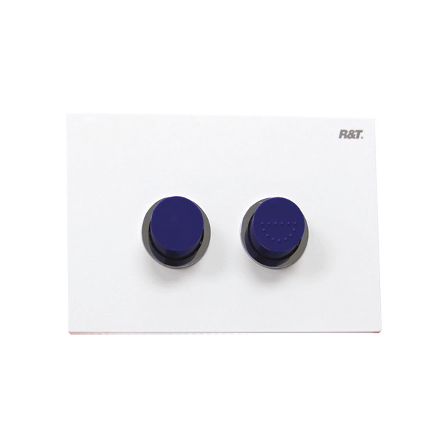 Johnson Suisse In-Wall Econoflush Air Button Raised Pneumatic - Chrome