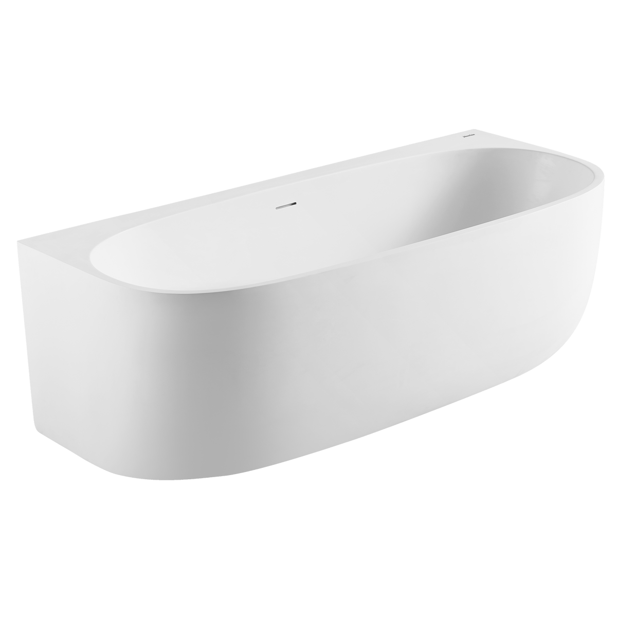 Johnson Suisse Venezia Back To Wall Acrylic Bath 1500 mm Gloss White