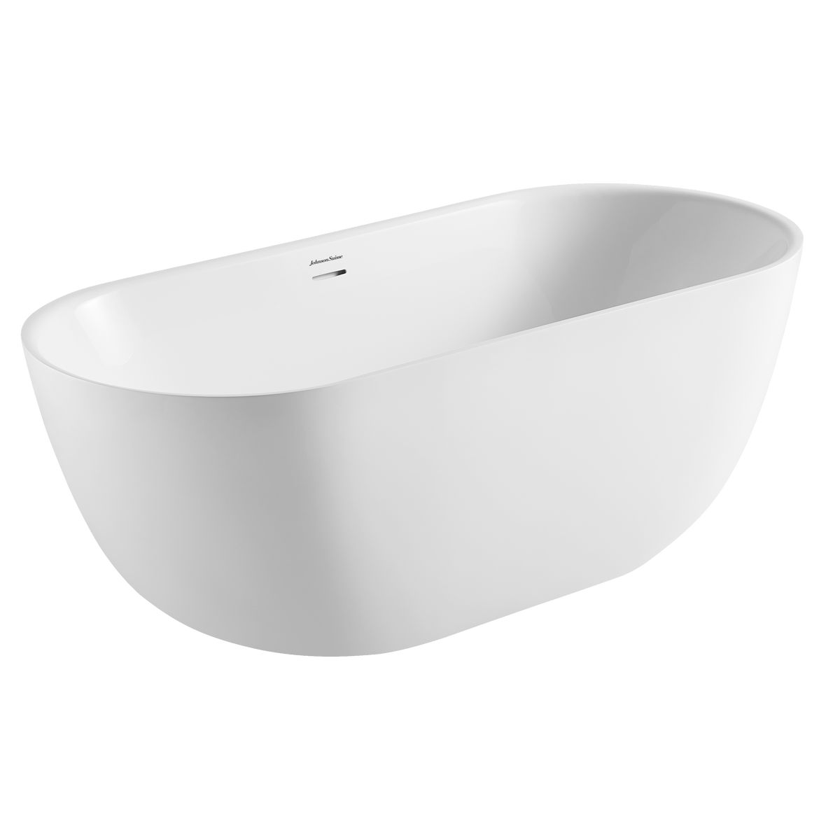 Johnson Suisse Venezia Freestanding Acrylic Bath 1580 mm Gloss White