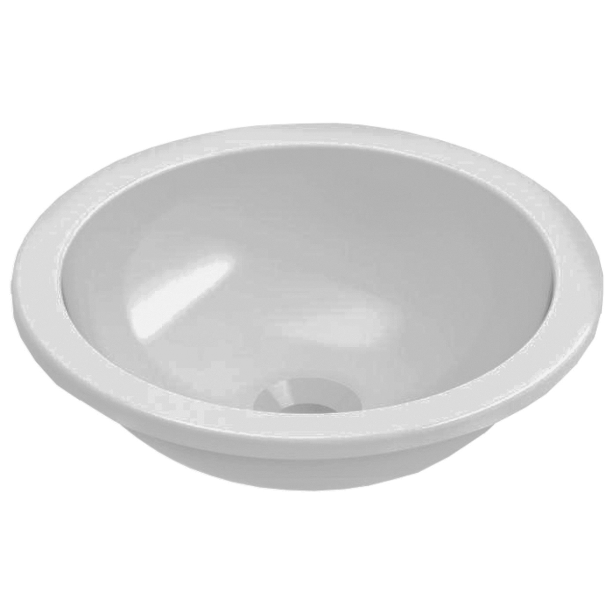 Johnson Suisse Emilia Round Compact Vanity Basin 360 x 360mm