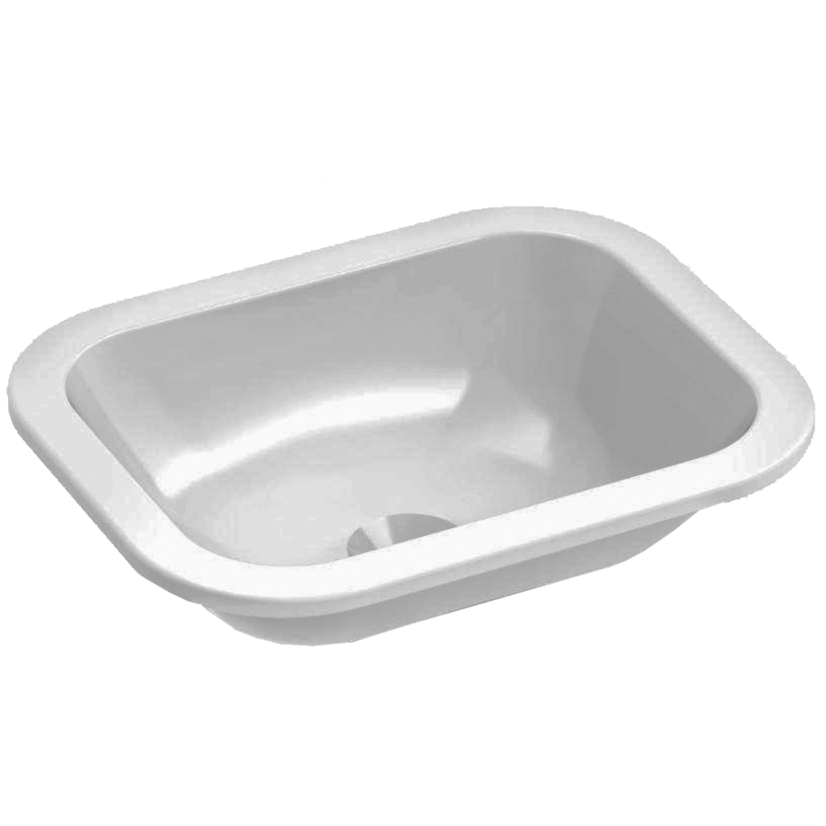 Johnson Suisse Emilia Rectangular Compact Vanity Basin 390 x 310mm