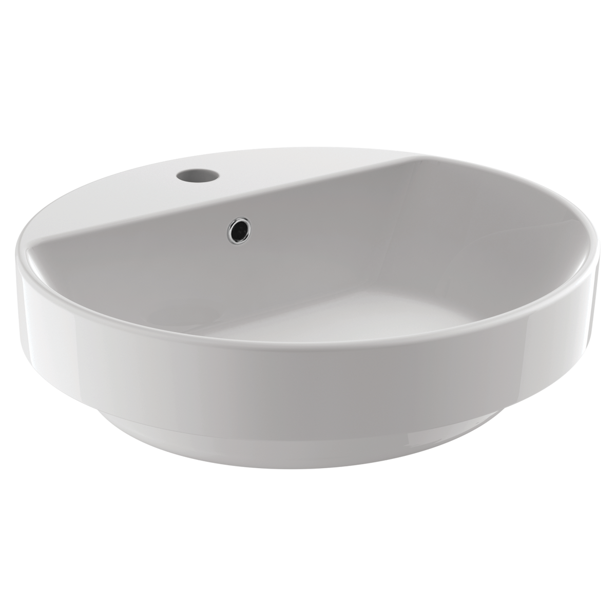 Johnson Suisse Gemelli Oval Semi-Inset Basin 450 x 410mm