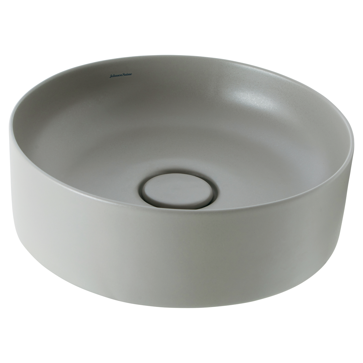 Johnson Suisse Venezia Round Counter Top Basin 390mm - Ash