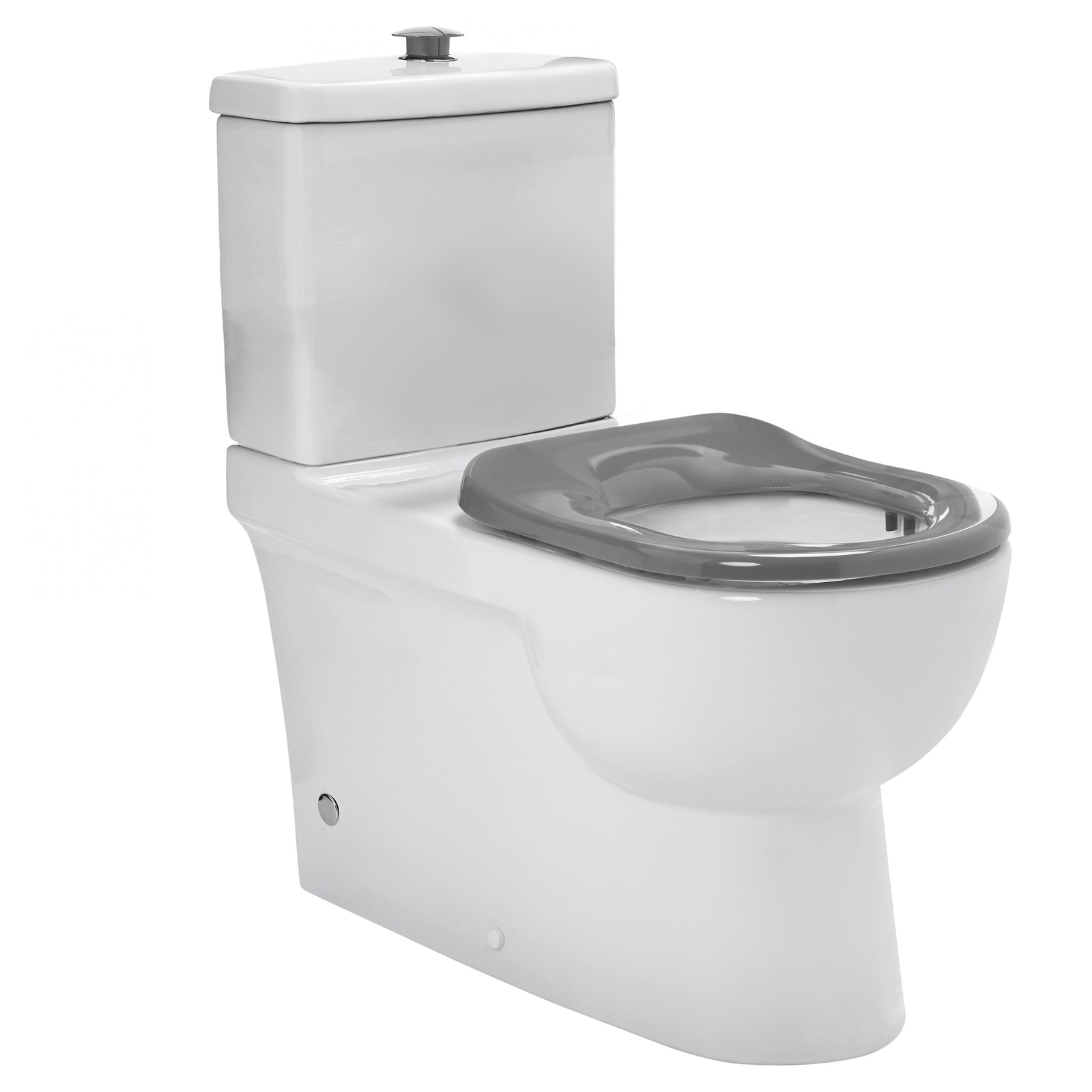 Johnson Suisse Life Assist Rimless Back to Wall Toilet Suite - Grey