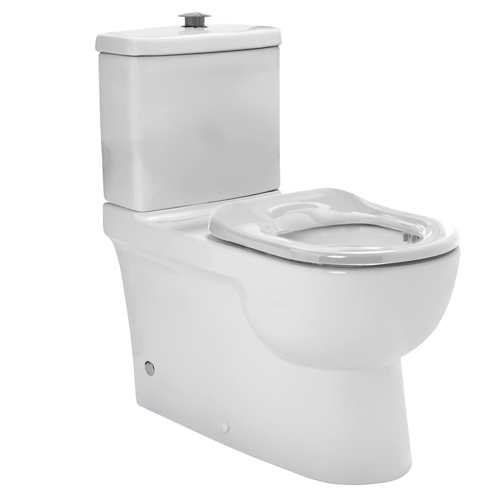 Johnson Suisse Life Assist Rimless Back to Wall Toilet Suite - White