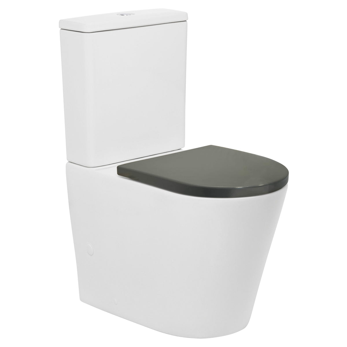 Johnson Suisse Venezia Comfort Tornado Back to Wall Toilet Suite - Grey