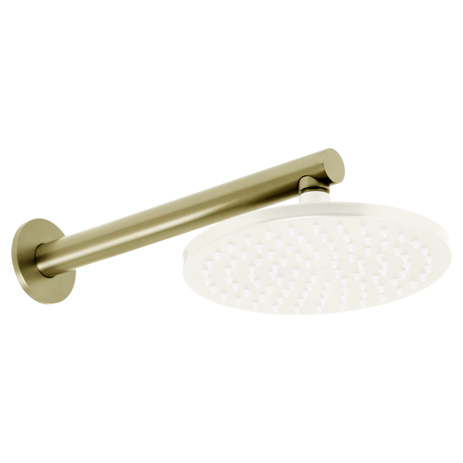 Johnson Suisse Venezia Wall Shower Arm 300mm - Brushed Brass