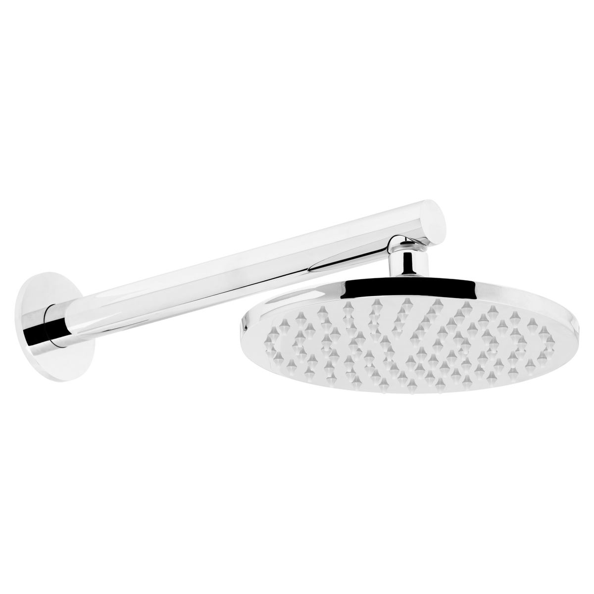 Johnson Suisse Venezia Overhead Rain Shower with 300mm Wall Arm - Chrome