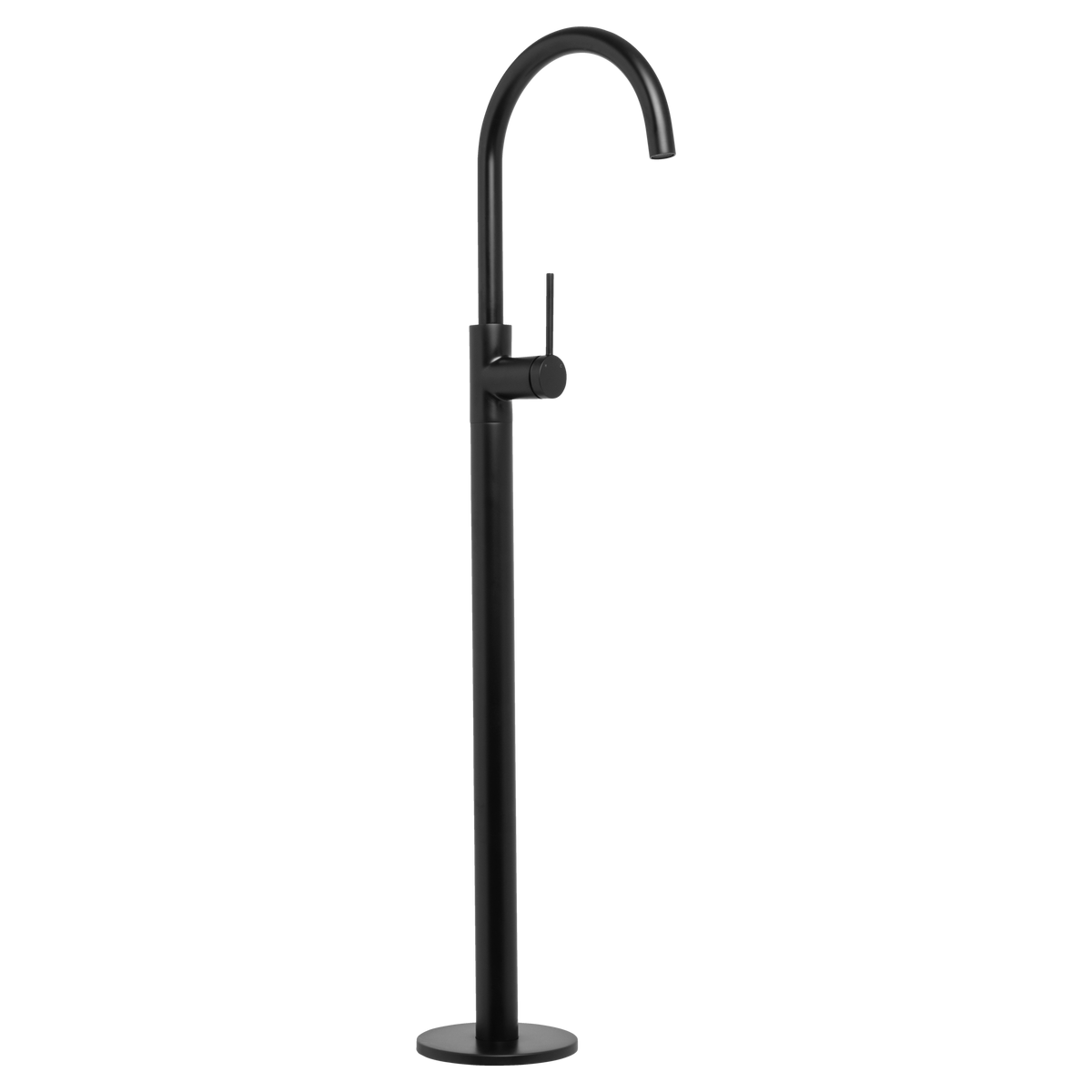 Johnson Suisse Venezia Freestanding Bath Filler - Matte Black