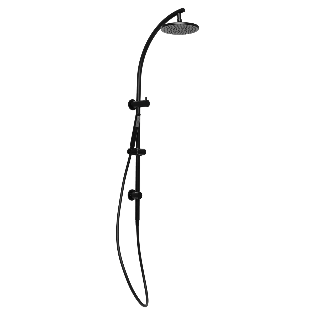 Johnson Suisse Venezia Twin Shower - Matte Black