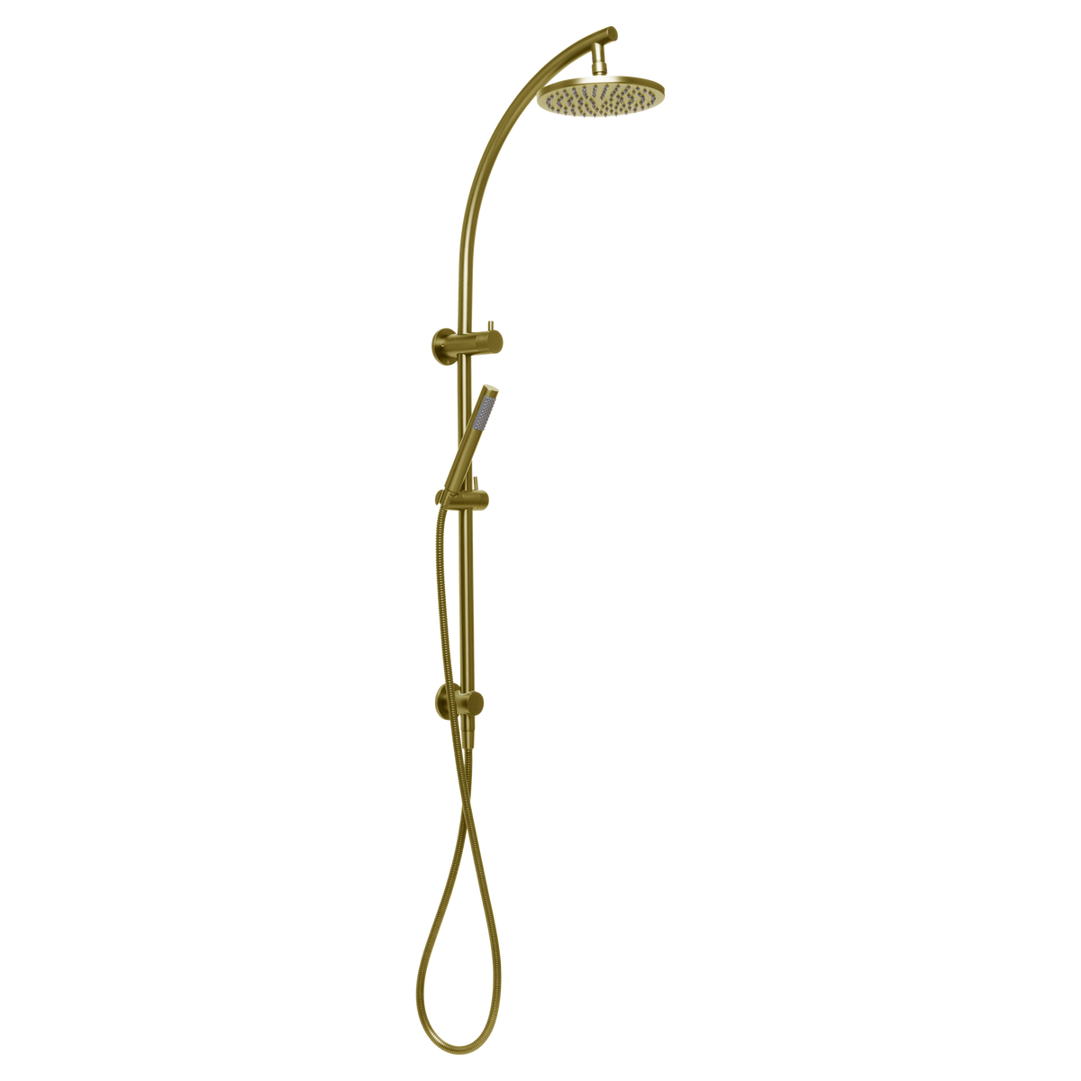 Johnson Suisse Venezia Twin Shower - Brushed Brass