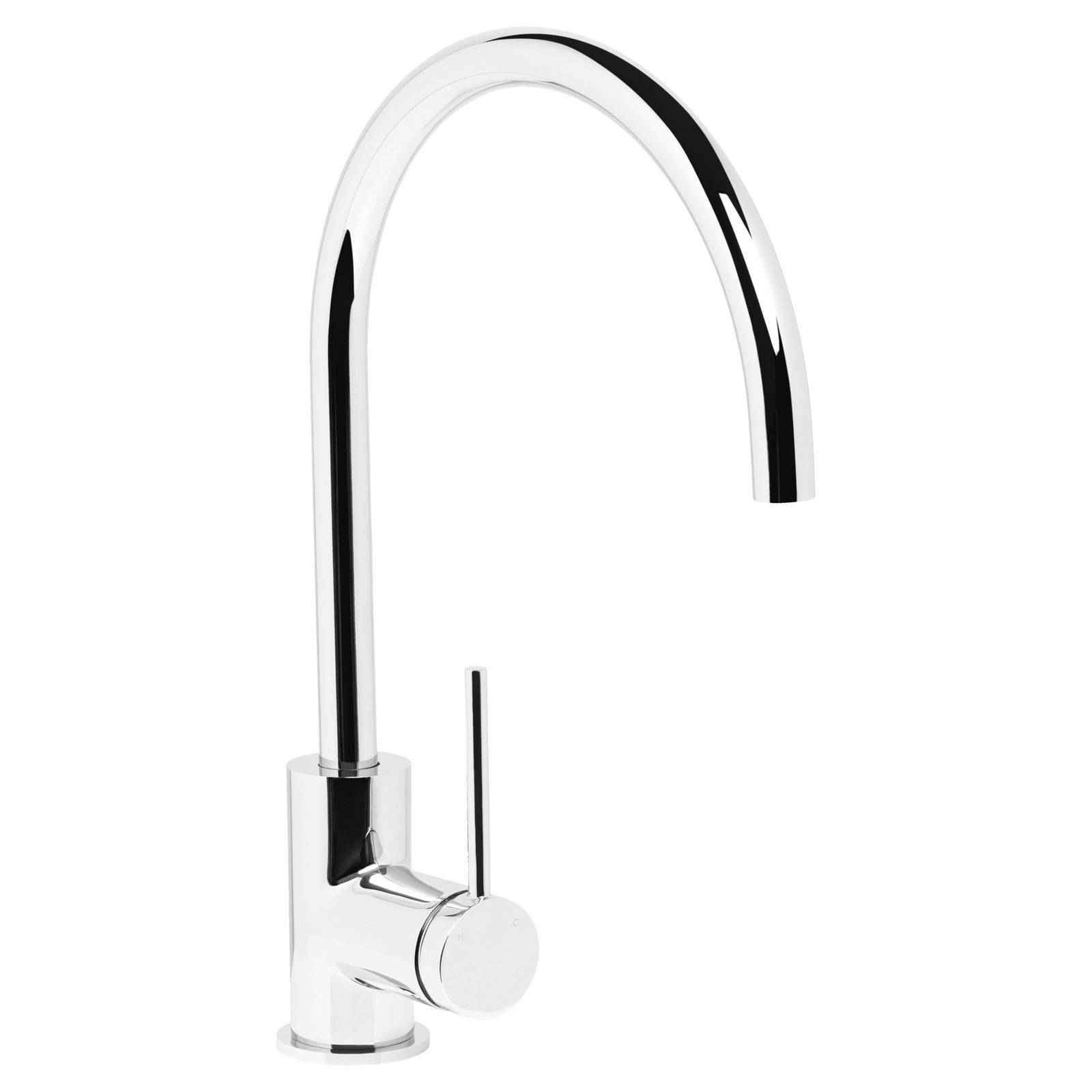 Johnson Suisse Venezia Gooseneck Sink Mixer Lead Free - Chrome