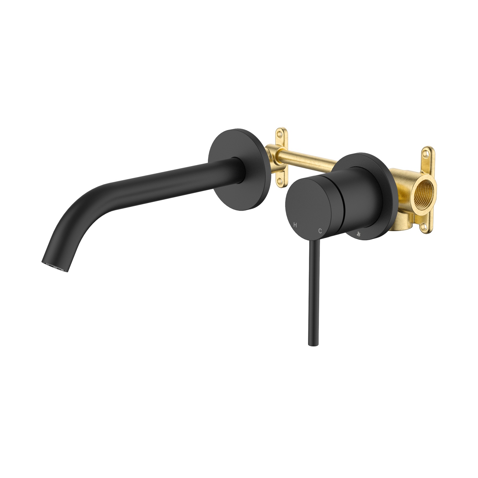 Johnson Suisse Venezia Wall Basin & Bath Mixer Kit Lead Free - Chrome