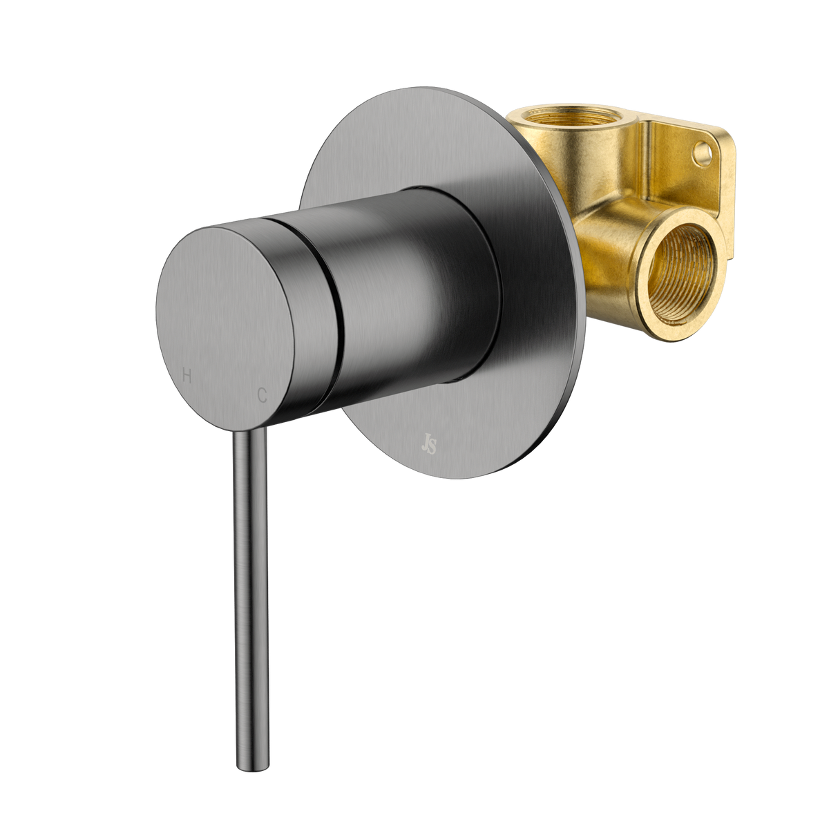 Johnson Suisse Venezia Shower Mixer Kit - Gun Metal
