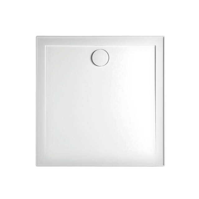 Johnson Suisse Flinders SMC Shower Base 900 x 900mm - Centre Outlet / 4-Sided Tile Lip
