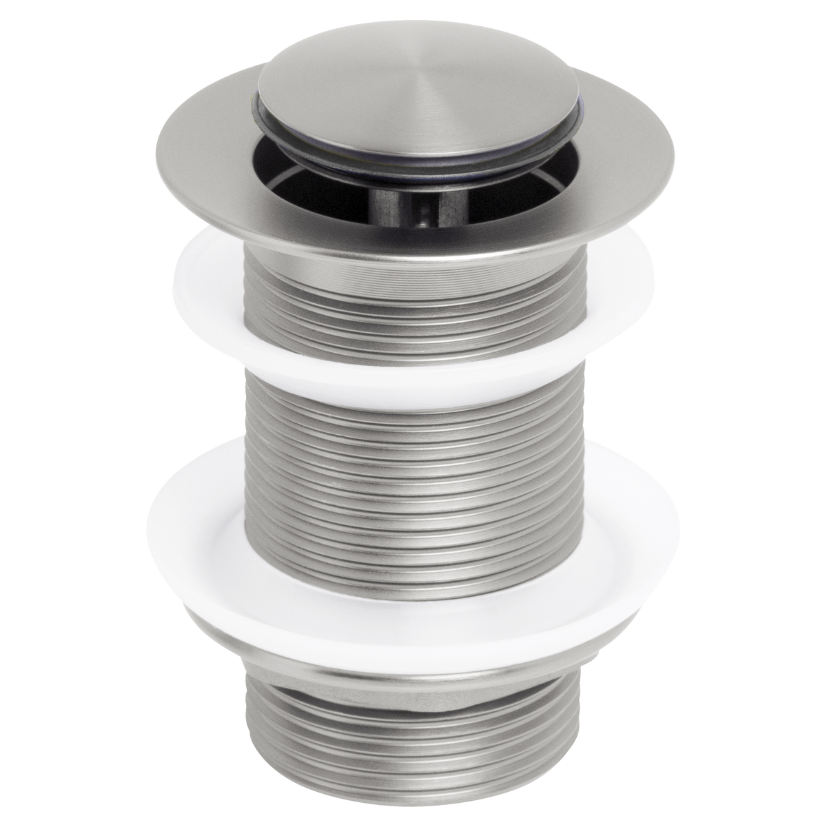 Johnson Suisse Pop-Up Plug & Waste 32mm without Overflow - Brushed Nickel II