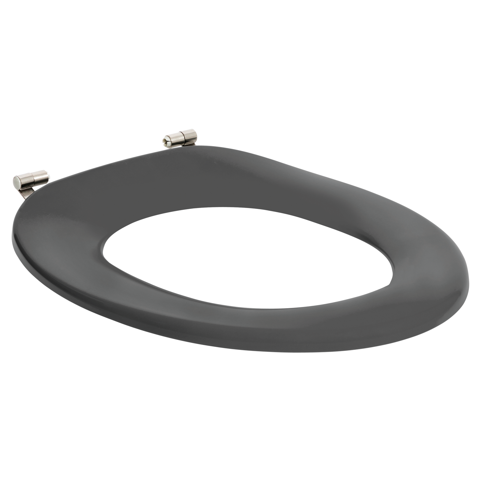 Johnson Suisse R&T Plaza Assist Single Flap Toilet Seat - Grey