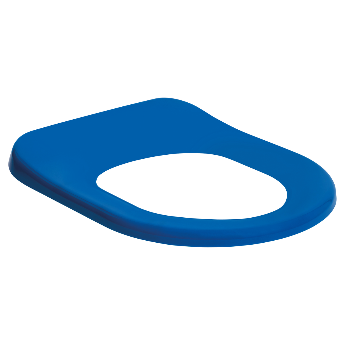 Johnson Suisse R&T Life Assist Single Flap Toilet Seat - Blue
