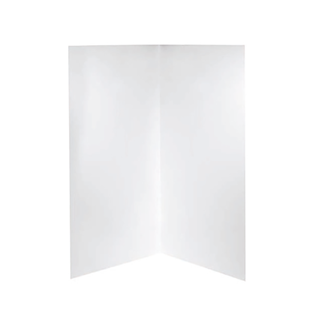 Johnson Suisse Standard Shower Wall - 820 x 820 mm 2-Sided
