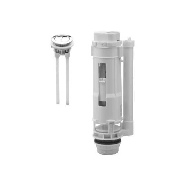Johnson Suisse R&amp;T Outlet Valve with 38mm Button and Base A2412 (Retail Pack)