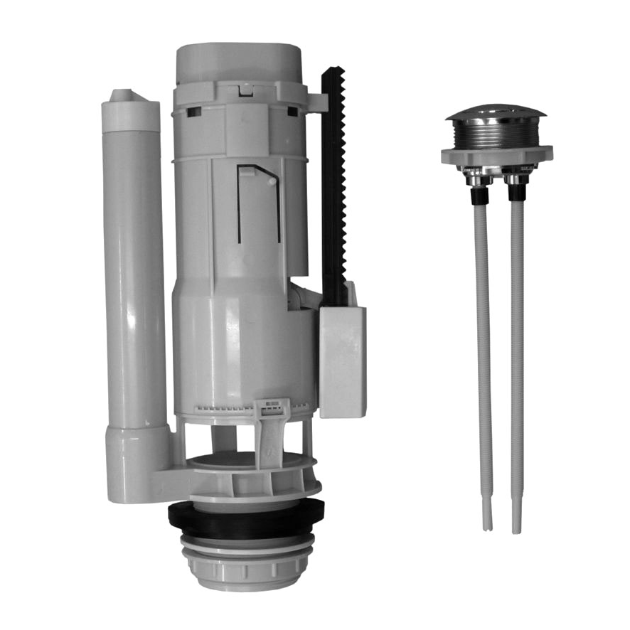 Johnson Suisse R&T Conversion Kit Complete with Outlet Valve, Base with Adj O/F, 50mm Button & Sponge Seal