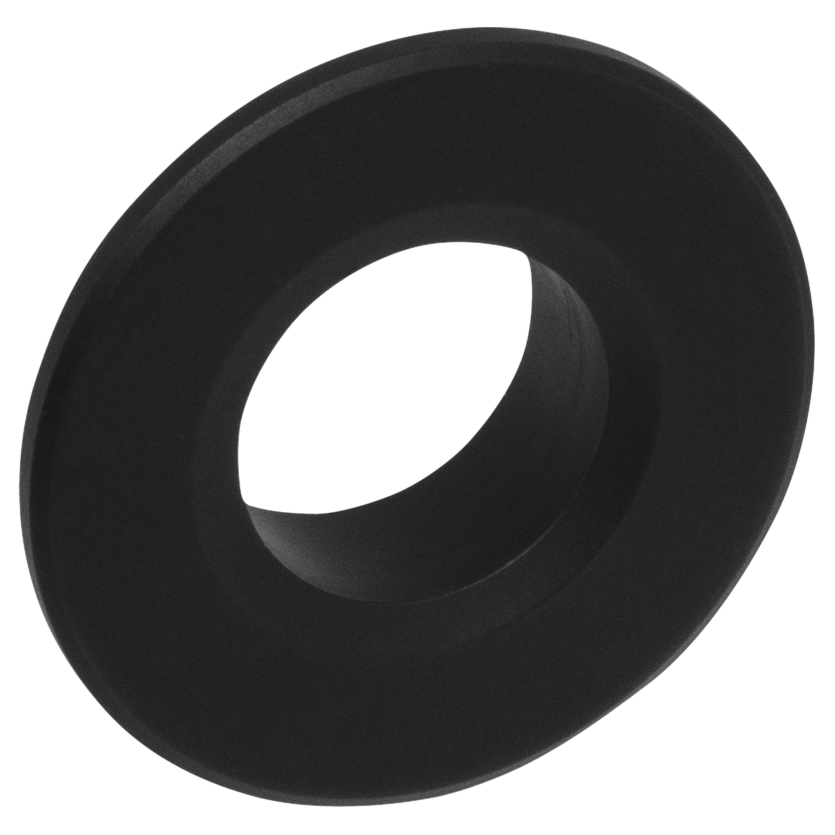 Johnson Suisse Round Basin Overflow Ring - Matte Black