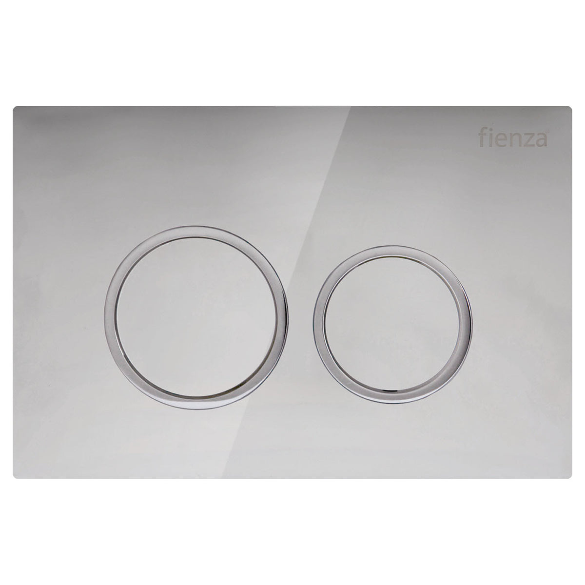 Fienza Fienza R&T Round Button Flush Plate - Chrome