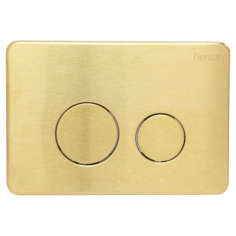 Fienza Fienza R&T Round Button Flush Plate - Urban Brass