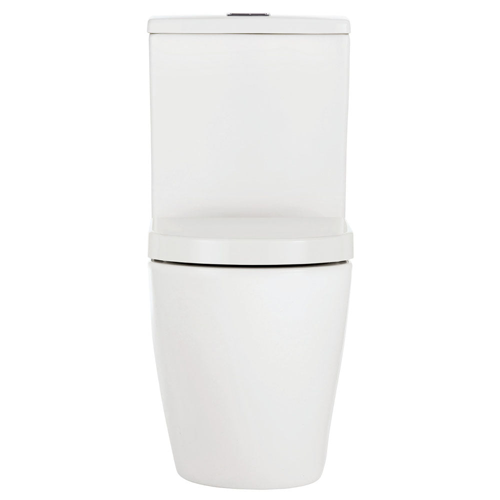 Fienza Koko Tornado Back-to-Wall Toilet Suite, Matte White