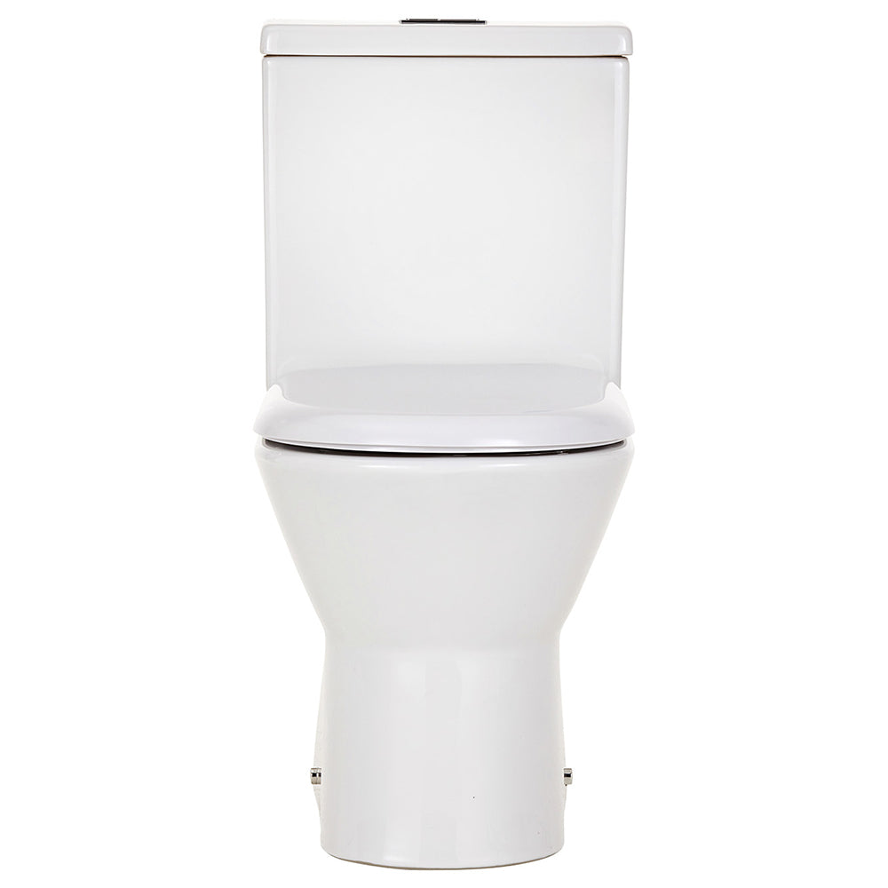 Fienza Escola Back-to-Wall Toilet Suite, Gloss White