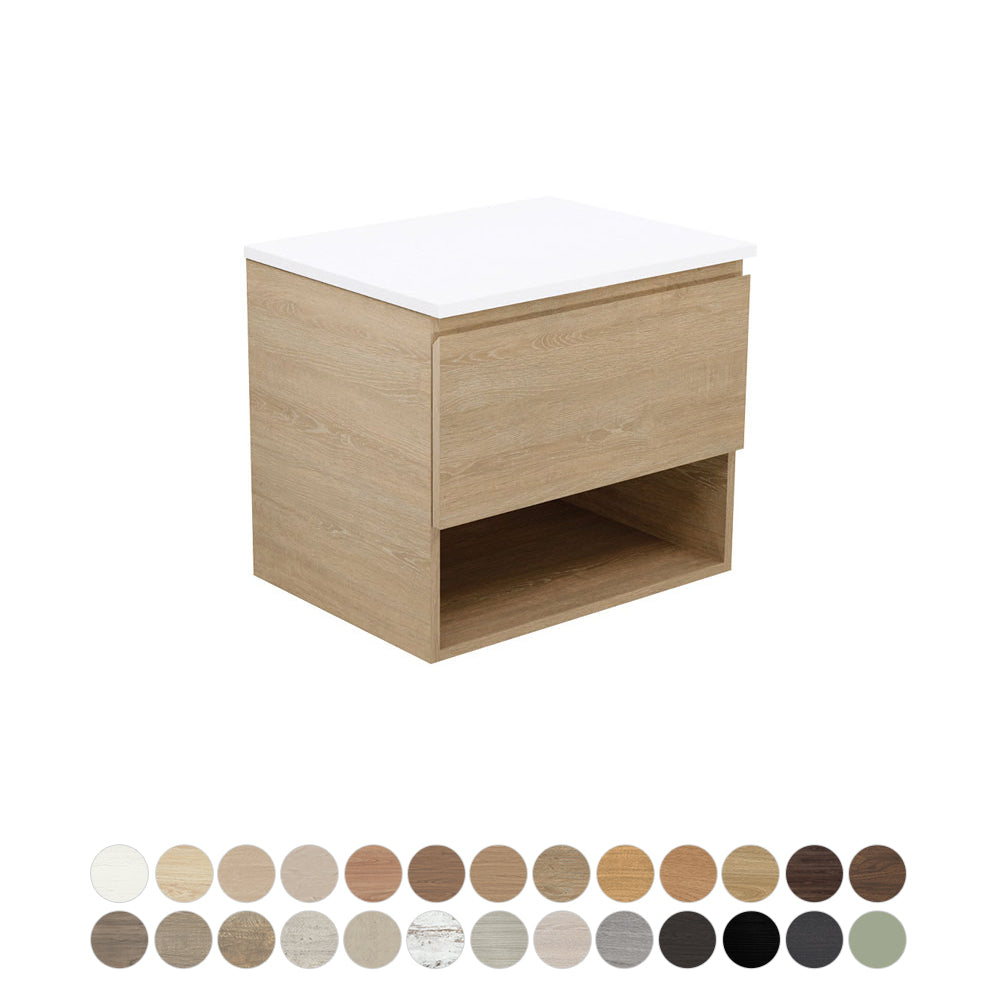 Fienza Kassi All Drawer 600 Wall Hung Vanity