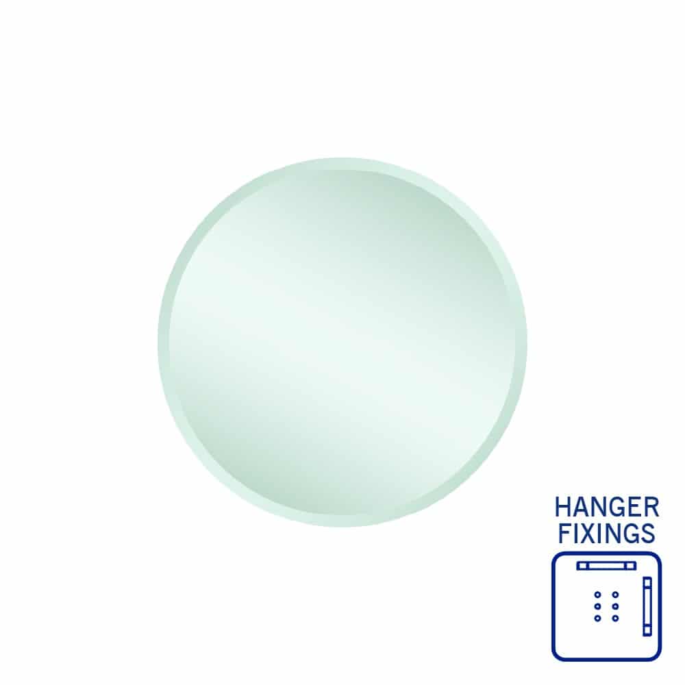 Kent 18 mm Bevel Round Mirror