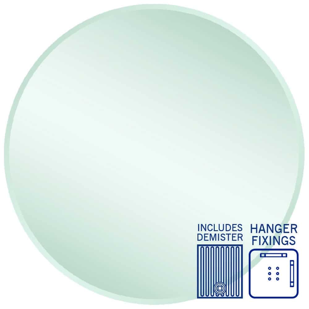 Kent 18 mm Bevel Round Mirror