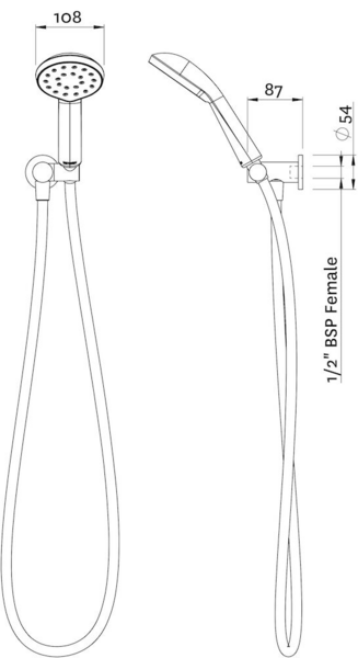 Methven KIRI MK2 HAND SHOWER SATINJET