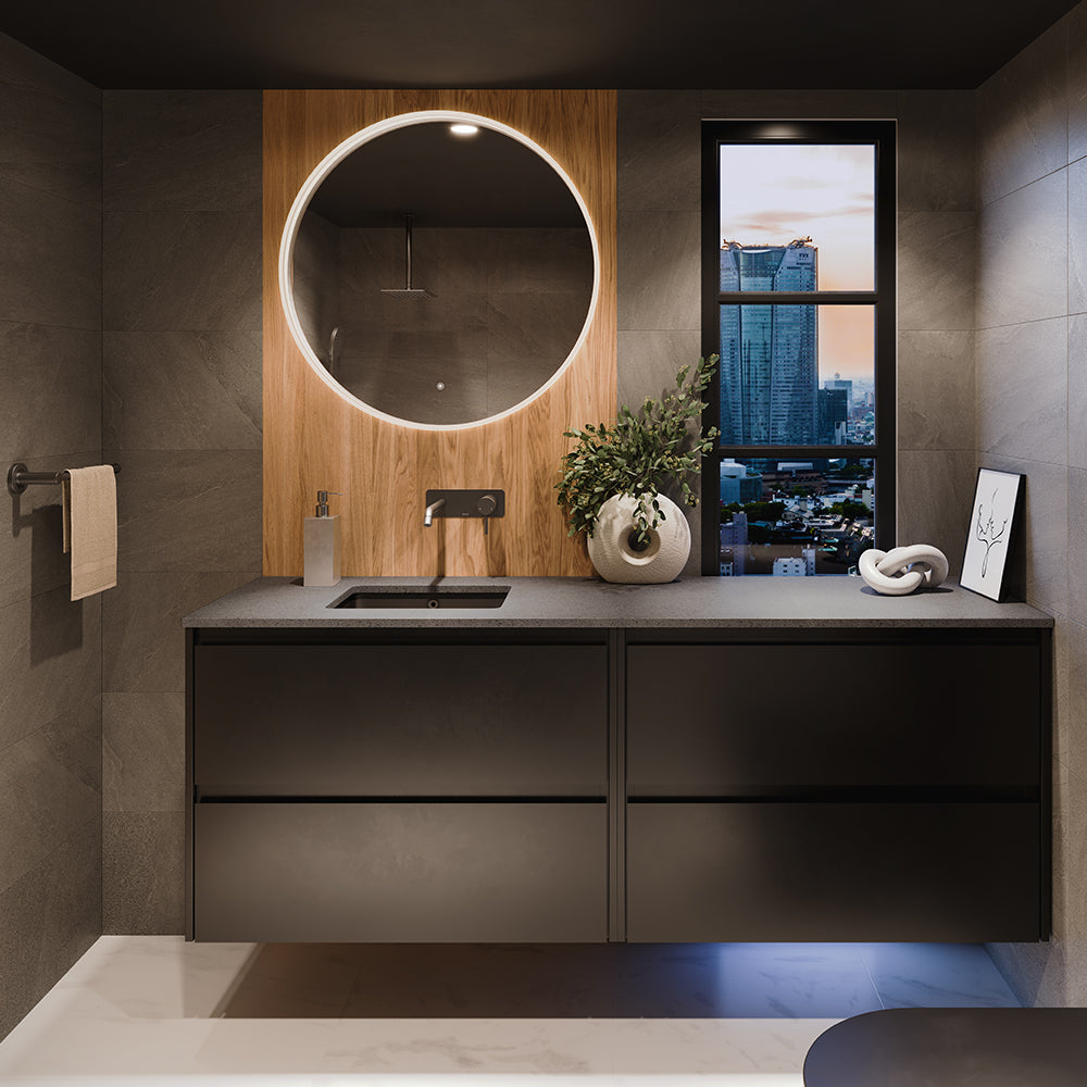 Fienza Sansa Round LED Mirror